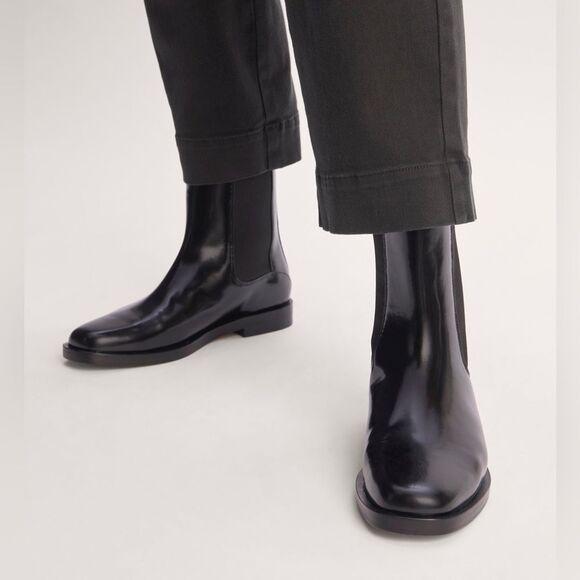 Everlane Black Ankle Boots - Picture 5 of 8